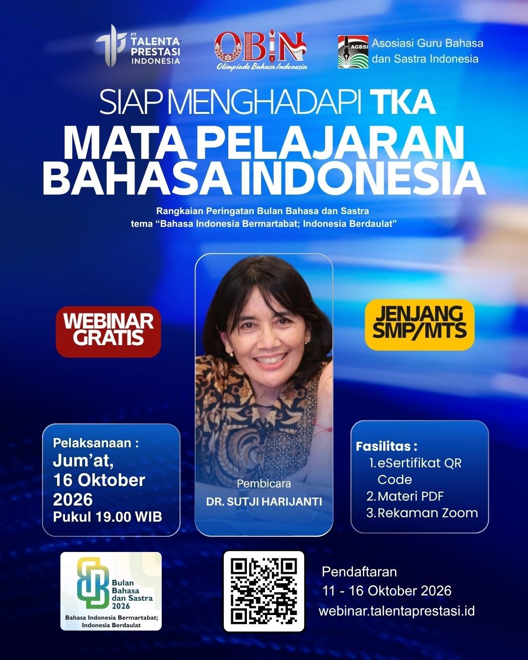 Siap Menghadapi TKA SMP/MTs Mapel Bahasa Indonesia