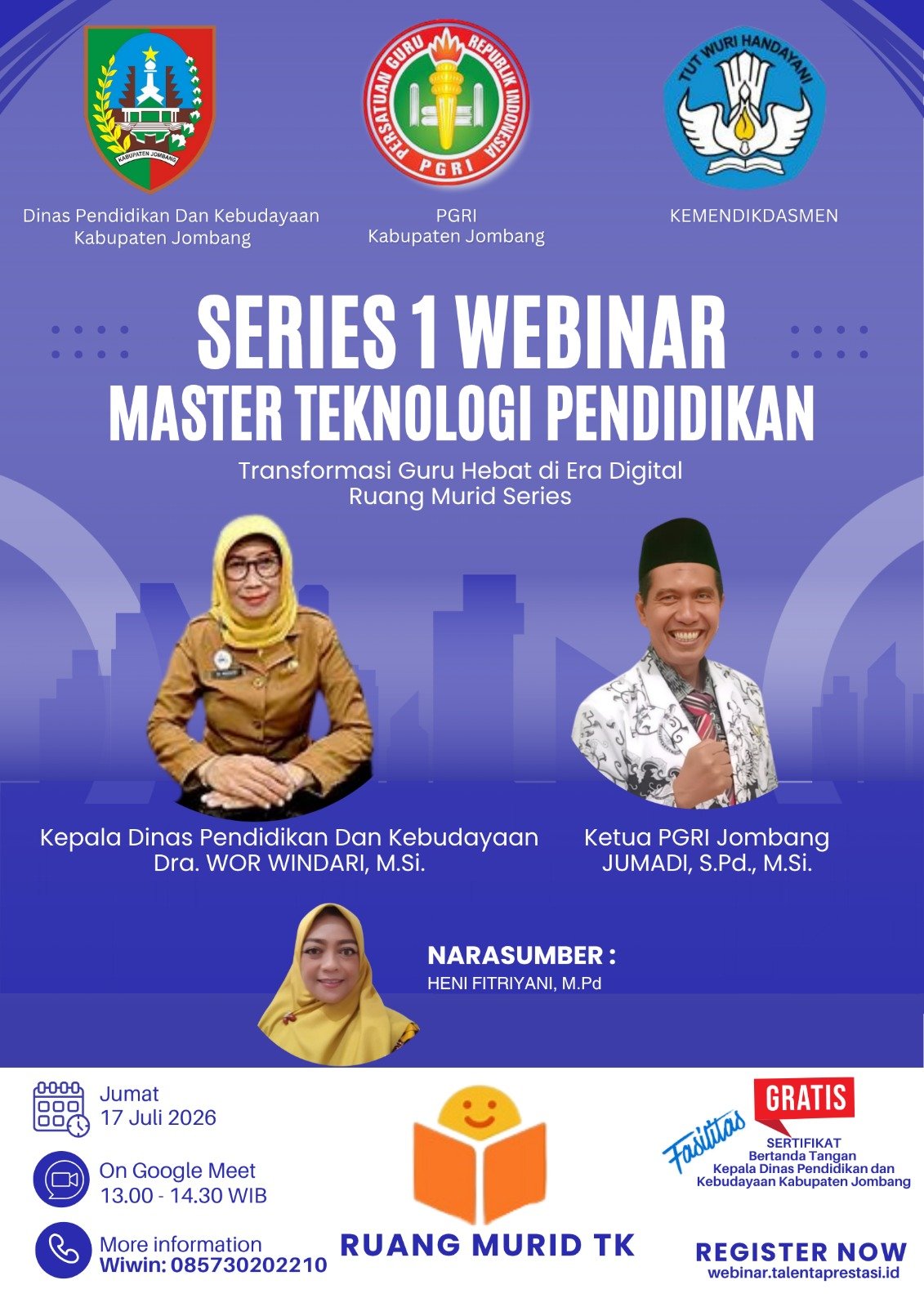 Series 1 : Webinar Master Teknologi Pendidikan